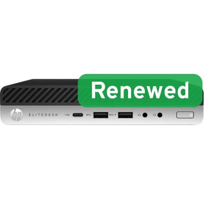 HP Renewed Grade A EliteDesk 800 G3 DM Intel Core i5 i5‑7500 16 GB SATA 500 GB Intel HD Graphics 630 Windows 11 Pro