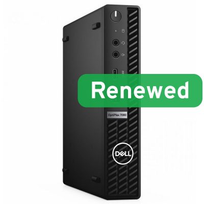DELL Renewed Grade A OptiPlex 7080 Micro Intel Core i5 i5‑10500T 16 GB SSD 256 GB Intel UHD Graphics 630 Windows 11 Pro