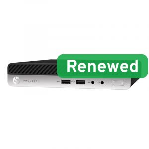 HP Renewed Grade A ProDesk 400 G4 Intel Core i3 i3-8100T 8 GB SSD 128 GB Intel UHD Graphics 630 Windows 11 Pro