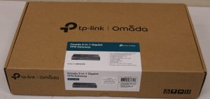 SALE OUT. TP-LINK Omada 3-in-1 Gigabit VPN Router ER7212PC 802.1q 10/100/1000 Mbit/s Ethernet LAN (RJ-45) ports 8 Mesh Support No MU-MiMO No No mobile broadband 24 month(s) USED, SCRATCHED ON BACK