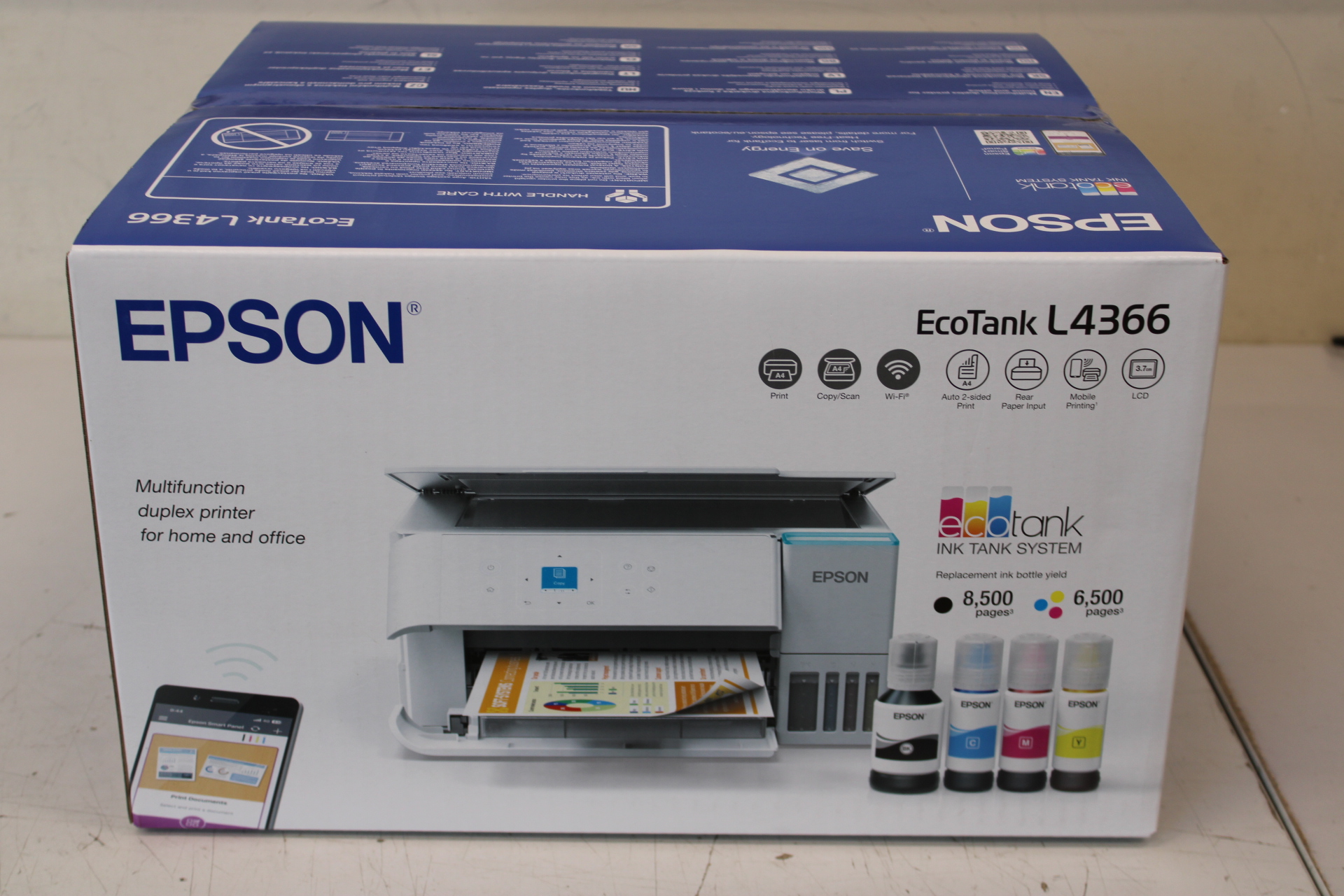 SALE OUT. Epson Multifunctional printer EcoTank L4366 Inkjet Colour A4 Wi-Fi DAMAGED PACKAGING