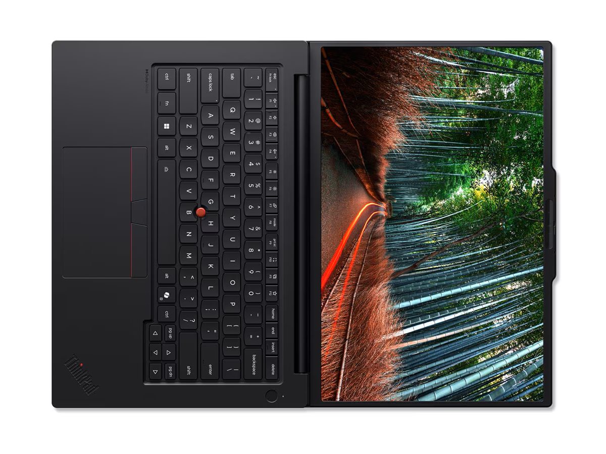 Lenovo ThinkPad P14s G7 AMD Black 14 " IPS WUXGA 1920 x 1200 pixels Anti-glare AMD Ryzen AI 5 PRO 440 16 GB DDR5 Solid-state drive capacity 512 GB AMD Radeon 840M Graphics Windows 11 Pro 802.11be Bluetooth version 5.4 Keyboard language English Keyboard backlit Warranty 36 month(s) Battery warranty 12 month(s) - Image 2