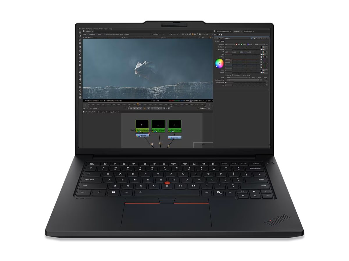 Lenovo ThinkPad P14s G7 AMD Black 14 " IPS WUXGA 1920 x 1200 pixels Anti-glare AMD Ryzen AI 5 PRO 440 16 GB DDR5 Solid-state drive capacity 512 GB AMD Radeon 840M Graphics Windows 11 Pro 802.11be Bluetooth version 5.4 Keyboard language English Keyboard backlit Warranty 36 month(s) Battery warranty 12 month(s) - Image 4