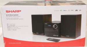 SALE OUT. Sharp XL-B517D(BR) Hi-Fi Micro System, CD/FM/USB/Bluetooth v5.0, Aux-in, 45W, Brown Sharp Hi-Fi Micro System XL-B517D(BR) Brown USB port DAMAGED PACKAGING