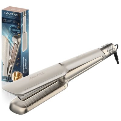Cecotec Hair Straightener Air Lisse Champagne Ceramic heating system Ionic function Temperature (max) 230 °C Temperature (min) 100 °C Number of heating levels 3 1600 W Champagne