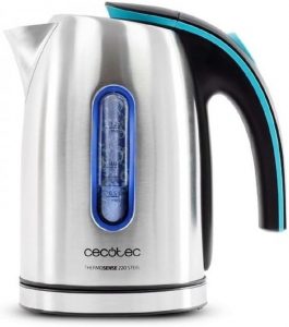 Cecotec Kettle ThermoSense 220 Steel Electric 1630 W 1.2 L Stainless Steel 360° rotational base