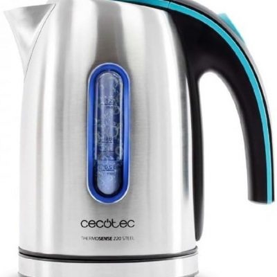 Cecotec Kettle ThermoSense 220 Steel Electric 1630 W 1.2 L Stainless Steel 360° rotational base
