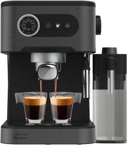 Cecotec Coffee machine Power Espresso 20 Pro Latte Pump pressure 20 bar Built-in milk frother Semi-automatic Black 1350 W