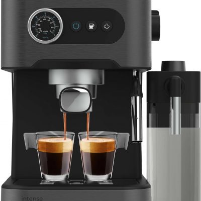 Cecotec Coffee machine Power Espresso 20 Pro Latte Pump pressure 20 bar Built-in milk frother Semi-automatic Black 1350 W