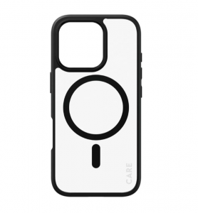 CARE Flagship Case Back cover Apple iPhone 16 PRO Recycled plastic Black MagSafe