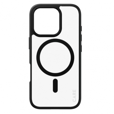CARE Flagship Case Back cover Apple iPhone 16 PRO Recycled plastic Black MagSafe