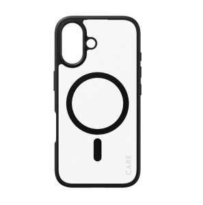 CARE Flagship Case Back cover Apple iPhone 16 Recycled plastic Black MagSafe