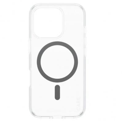 CARE Flagship Case Back cover Apple iPhone 16 PRO Recycled plastic Black MagSafe
