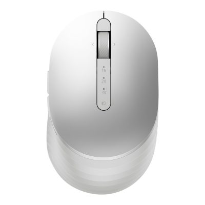 Dell Premier Rechargeable Wireless Mouse MS7421W Wireless optical 2.4GHz Wireless Optical Mouse Wireless - 2.4 GHz, Bluetooth 5.0 Platinum silver