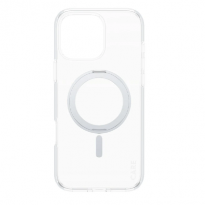 CARE Feature Case Back cover Apple iPhone 16 Pro Max Recycled plastic Silver Kickstand & MagSafe