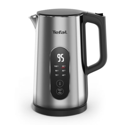 TEFAL Selection KI871DE0 Kettle Electric 1500 W 1.7 L Plastic 360° rotational base Stainless steel
