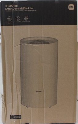 SALE OUT. Xiaomi Smart Dehumidifier Lite EU Xiaomi Smart Dehumidifier Lite EU Power 250 W Suitable for rooms up to 25 m² Water tank capacity 3 L White DAMAGED PACKAGING