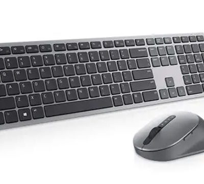 Dell Premier Multi-Device Keyboard and Mouse KM7321W Keyboard and Mouse Set Wireless Batteries included Wireless connection EE Titan grey