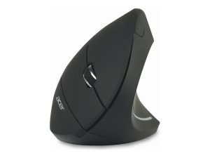 Acer Vertical Ergonomic Mouse, Retail pack Wireless 2.4 GHz Black