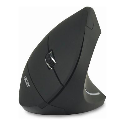Acer Vertical Ergonomic Mouse, Retail pack Wireless 2.4 GHz Black