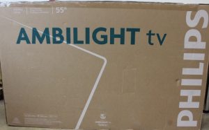 SALE OUT. Philips 55PUS8010/12 55" (139cm) LED 4K Ambilight TV Philips 55PUS8010/12 55 Smart TV TITAN OS UHD Black DAMAGED PACKAGING