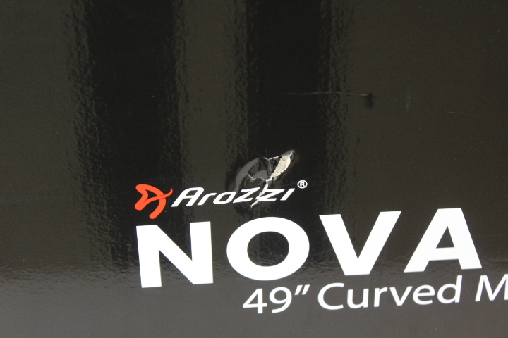 SALE OUT. Arozzi Nova 49" VA, 165Hz - White Arozzi Nova 49 " VA 32:9 165 Hz 4 ms 5120 x 1440 pixels 350 cd/m² HDMI ports quantity 2 White Warranty 24 month(s) DAMAGED PACKAGING, USED, SCRATCHED BODY AND AC-ADAPTER - Image 2