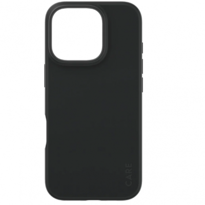 CARE Fashionable Case Back cover Apple iPhone 16 PRO Recycled plastic Black