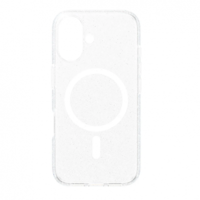 CARE Flagship Case Back cover Apple iPhone 16 Recycled plastic White Urban Combat Star Lit with MagSafe