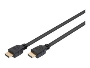 Digitus Ultra High Speed HDMI Cable with Ethernet AK-330124-010-S HDMI Male (type A) HDMI to HDMI 1 m