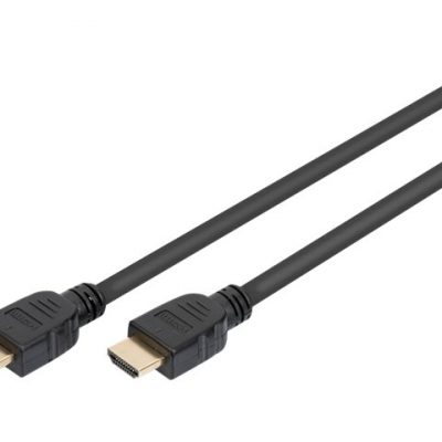 Digitus Ultra High Speed HDMI Cable with Ethernet AK-330124-010-S HDMI Male (type A) HDMI to HDMI 1 m