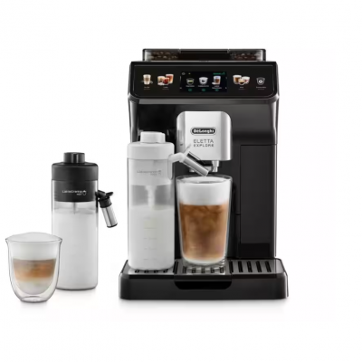 Delonghi Coffee Maker ECAM450.55.G Eletta Explore Pump pressure 19 bar Built-in milk frother Automatic 1450 W Grey