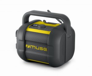 Muse Jobsite Radio M-968 BTY 40 W Waterproof Bluetooth Wireless connection Portable NFC features Black/Yellow