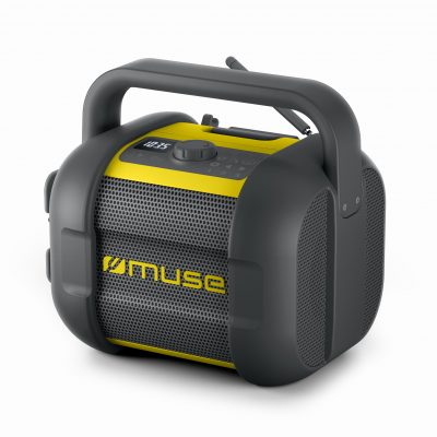 Muse Jobsite Radio M-968 BTY 40 W Waterproof Bluetooth Wireless connection Portable NFC features Black/Yellow