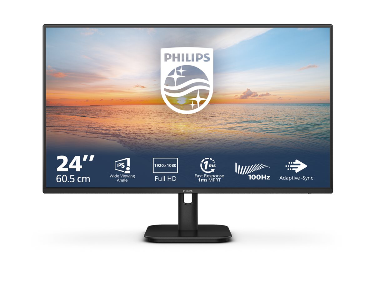 Philips 24E1N1100A/00 24 " IPS 16:9 100 Hz 1 ms 1920 x 1080 pixels 250 cd/m² HDMI ports quantity 1 Black Warranty 36 month(s) - Image 2