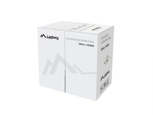 Lanberg LAN Cable Cat.6 UTP, Solid CU Fluke Passed LCU6-12CU-0305-S 305 m Grey