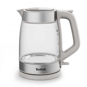 TEFAL Kettle KI605B30 2200 W Electric 1.7 L Glass 360° rotational base Grey