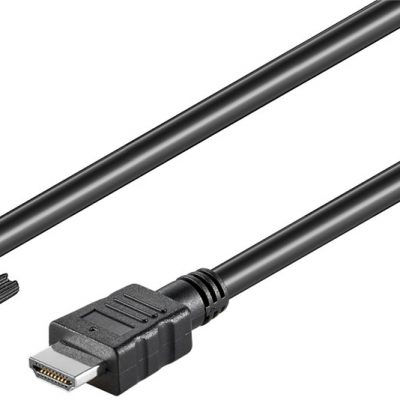 Goobay DVI-D/HDMI cable, nickel plated 50580 DVI-D male Single-Link (18+1 pin) HDMI male (type A) 2 m