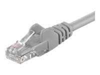 Goobay CAT 6 patch cable, U/UTP Grey RJ45 male (8P8C) RJ45 male (8P8C)