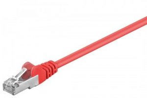 Goobay CAT 5e patchcable, F/UTP, red