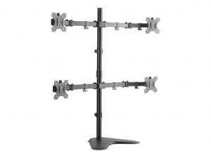 Logilink BP0046 Quad Monitor Desk Stand 13"-32'' Logilink Desk Mount BP0046 13-32 " Maximum weight (capacity) Carrying capacity of each arm: Max. 8 kg kg Black