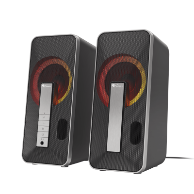 Genesis Computer Speaker Helium 100BT RGB Bluetooth Wireless connection Silver/Black