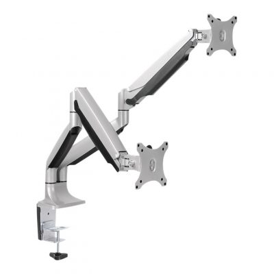 Logilink BP0043 Dual Monitor Desk mount, 13"-32",gas spring, aluminum Logilink