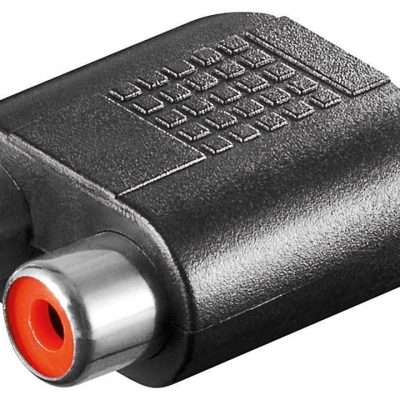 Goobay RCA adapter. AUX jack 3.5 mm male to 2 stereo female 11604