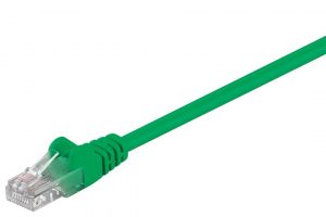 Goobay CAT 5e patch cable, U/UTP 68338 Green RJ45 male (8P8C) RJ45 male (8P8C)
