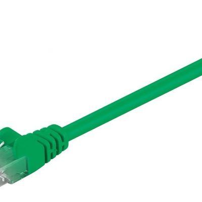 Goobay CAT 5e patch cable, U/UTP 68338 Green RJ45 male (8P8C) RJ45 male (8P8C)