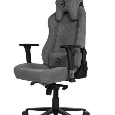 Arozzi Vernazza Soft Fabric Gaming chair Fabric Upholstery Ash