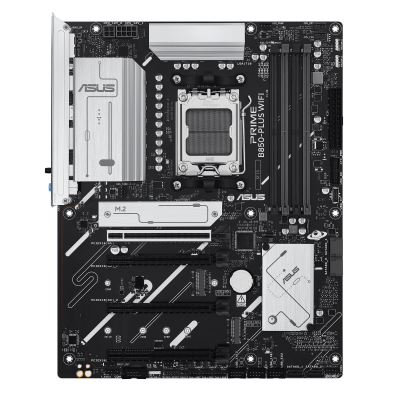 Asus PRIME B850-PLUS WIFI Processor family AMD Processor socket AM5 DDR5 Supported hard disk drive interfaces M.2, SATA Number of SATA connectors 4