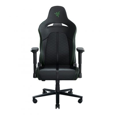 Razer Ergonomic Gaming Chair Enki X EPU Synthetic Leather; Steel; High density Polyurethane Moulded Foam Black/Green
