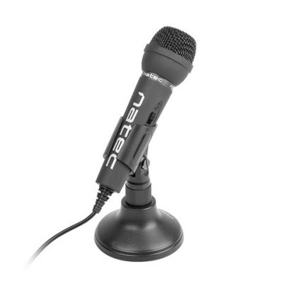 Natec Microphone NMI-0776 Adder Black Wired