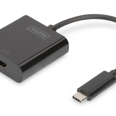 Digitus USB Type-C to HDMI Adapter DA-70852 Black USB Type-C 0.15 m
